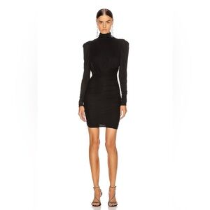 Isabel Marant Black ‘Robe Jisola’ Long Sleeve Dress